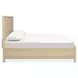 Meadowrise Sandstone Beige King Panel Bed