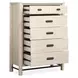 Sunset Cove Sanibel Brown 5 Drawer Chest