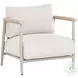 Muros Palazzo Cream Lounge Chair With Greige Base