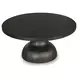 Saddlewood Coffee Bean Round Cocktail Table
