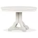 Willowbrook Egg Shell White 66" Extendable Oval Dining Table