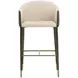 Rowan Dillon Cream Upholstered Bar Stool
