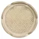 Sunset Cove Sanibel Brown Round Glass Top Drum Table