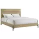 Newhall Vintage Oak Melamine King Panel Bed