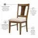 Sun Haven Cream Performance Fabric Upholstered Side Chair Set of 2