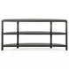 Hadleigh Black Coffee Bean Demilune Sofa Table