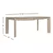 West End Natural Maple 90" Extendable Rectangular Butterfly Leaf Dining Table