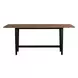 Austin Natural Mango and Black Rectangular Counter Height Dining Room Set