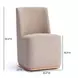 Melissa Tan Performance Fabric Upholstered Dining Chair