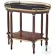 Parfait Okoume Choco 30" Oval Accent Table