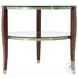 Seeing Double Ramsey Mahogany 30" Round Side Table