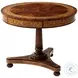 The Scrolling Ramsey Mahogany Vine 38" Round Center Table