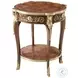 Bernadette Ramsey Mahogany 26" Round Side Table