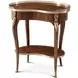 TA Originals Light Cerejeira and Gold Free Form Louis XVs 1770 Accent Table