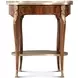 TA Originals Light Cerejeira and Gold Free Form Louis XVs 1770 Accent Table