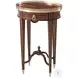 Fine Chester on Indian Mahogany Wood 20" Oval Accent Table