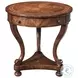 Occasionally Italian Light Distressing 26" Side Table