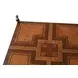English Cabinet Maker Completon and Gold Square Regency Tiers Side Table