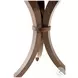 Dolores Hewn Walnut Park 28" Round Side Table