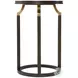 Usha Ardoise 16" Round Accent Table