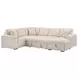 Devonshire Camel Sleeper Sectional with Storage Chaise