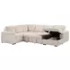 Devonshire Camel Sleeper Sectional with Storage Chaise