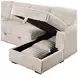 Devonshire Camel Sleeper Sectional with Storage Chaise