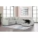 Devonshire Gray Sleeper Sectional with Storage Chaise