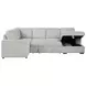 Devonshire Gray Sleeper Sectional with Storage Chaise