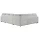 Devonshire Gray Sleeper Sectional with Storage Chaise