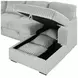 Devonshire Gray Sleeper Sectional with Storage Chaise