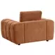 Burnett Burnt Orange Upholstered Lounge Chair