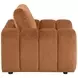 Burnett Burnt Orange Upholstered Lounge Chair