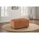 Burnett Burnt Orange Upholstered Rectangular Ottoman