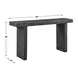 Langston Natural Slate Outdoor Rectangular Console Table