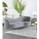 Sophia Grey 74" Loveseat