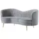 Sophia Grey 74" Loveseat