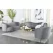 Sophia Grey 74" Loveseat