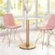Alto White And Gold Bistro Table