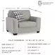 Avenal Park Flannel Chair And A Half