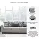 Avenal Park Flannel 97" Sofa