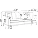 Apperson Light Gray 84" Sofa