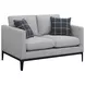 Apperson Light Gray 56" Loveseat