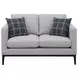 Apperson Light Gray 56" Loveseat