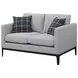 Apperson Light Gray 56" Loveseat