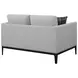 Apperson Light Gray 56" Loveseat