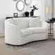 Rainn Latte Upholstered 66" Loveseat