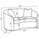 Rainn Latte Upholstered 66" Loveseat