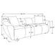 Destino Greige 90" Sofa