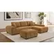 Octavia Amber Upholstered Rectangular Ottoman